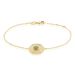 Bracelet Hugolin Plaqué Or Aventurine - Bracelets fantaisie Femme | Histoire d’Or