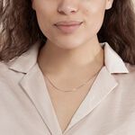 Cha&icirc;ne Alyze Argent Blanc - Chaines Femme | Histoire d&rsquo;Or