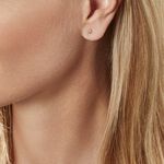 Boucles D'oreilles Pendantes Clementa Or Jaune Oxyde De Zirconium - Boucles d'oreilles pendantes Femme | Histoire d&rsquo;Or