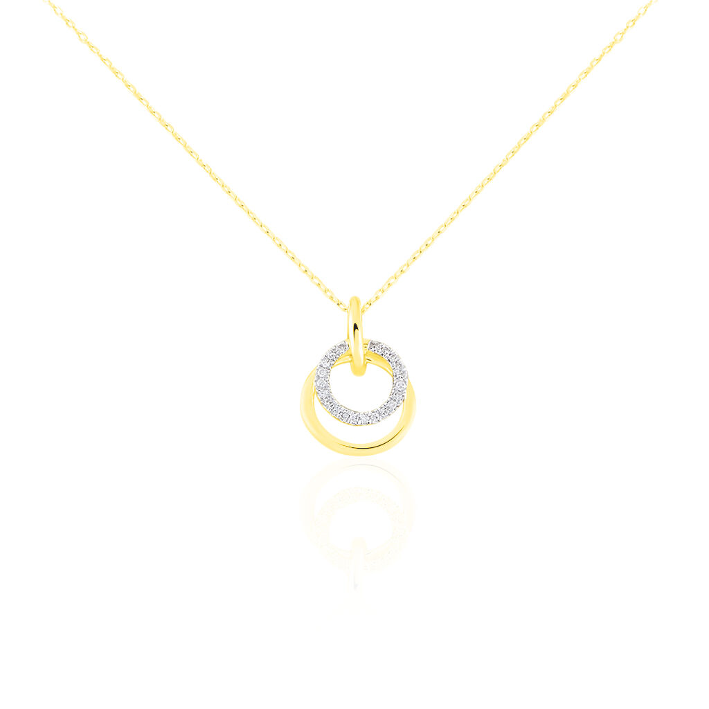 Collier Megan Or Jaune Diamant - Colliers Femme | Histoire d&rsquo;Or