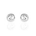 Boucles D'oreilles Puces Anne-andree Argent Blanc Oxyde De Zirconium - Boucles d'oreilles fantaisie Femme | Histoire d’Or