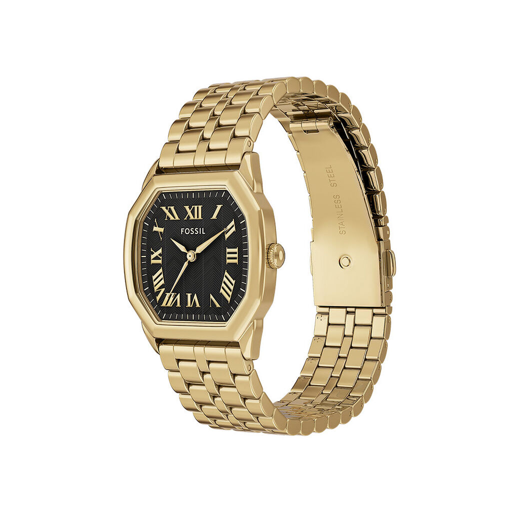 Montre Fossil Harlow Noir - Id&eacute;es cadeaux Femme | Histoire d&rsquo;Or
