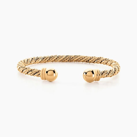 Bracelet Jonc Nelsie Plaqué Or Doré - Bracelets joncs Femme | Histoire d’Or