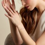Bracelet Soumia Argent Blanc - Bracelets Femme | Histoire d&rsquo;Or