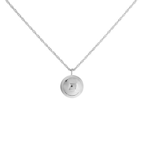 Collier My Bola Acier Blanc - Colliers fantaisie Femme | Histoire d’Or