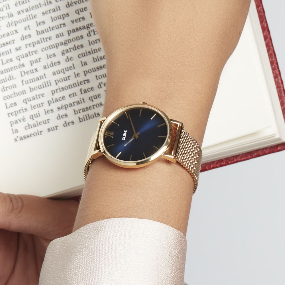 Montre cluse hotsell femme bleu marine