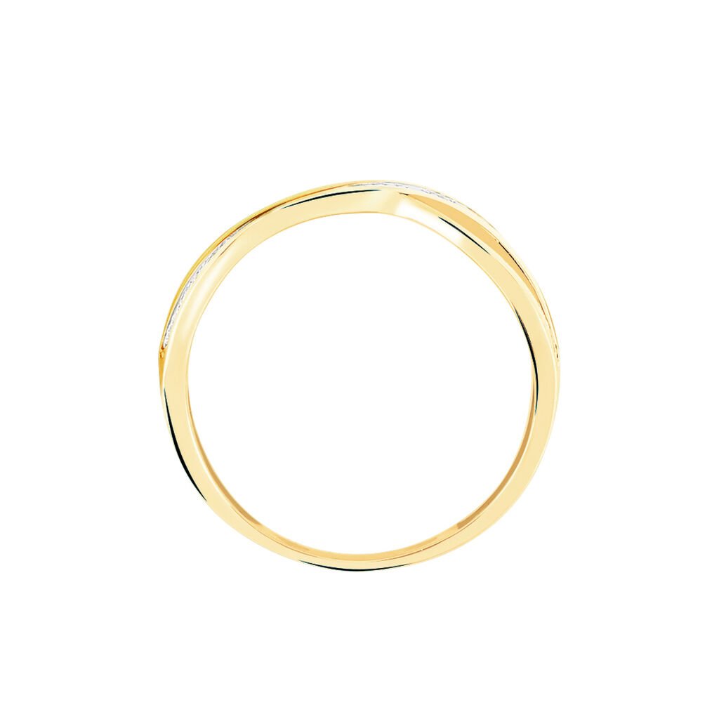 Bague Callistine Or Jaune Diamant - Bagues avec pierre Femme | Histoire d&rsquo;Or