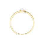 Bague Or Jaune Daegan Oxydes De Zirconium - Bagues solitaires Femme | Histoire d&rsquo;Or