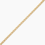 Bracelet Capucin Argent Dor&eacute; A L'Or 750/1000 - Bijoux sans pierre Femme | Histoire d&rsquo;Or