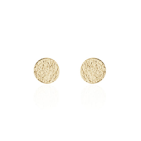 Boucles D'oreilles Puces Blanka Plaqué Or Jaune - Boucles d'oreilles fantaisie Femme | Histoire d’Or