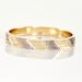 Alliance Manig Ruban Plat Or Bicolore - Alliances Unisex | Histoire d’Or