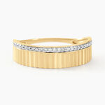 Bague Diamantee Or Jaune Diamant - Bagues avec pierre Femme | Histoire d&rsquo;Or