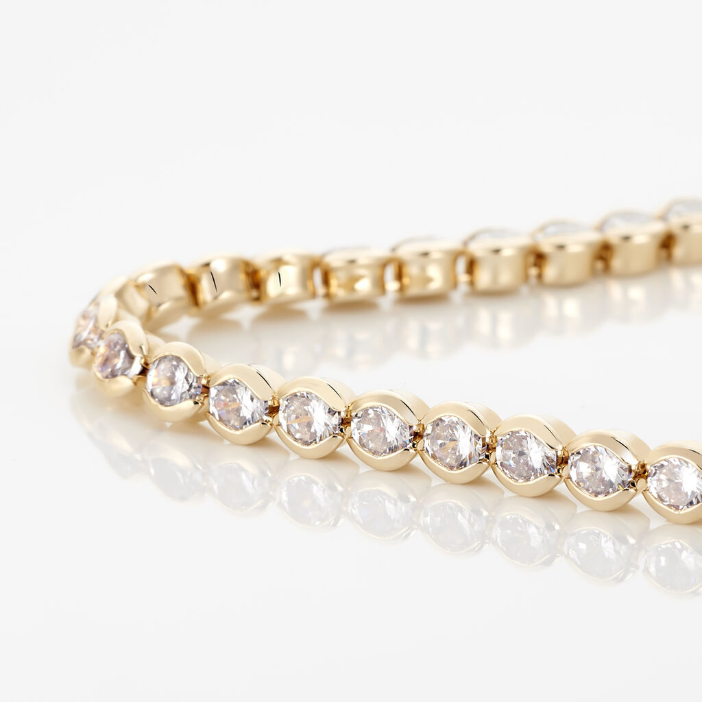 Bracelet Maryannick Plaqué Or Jaune Oxyde De Zirconium - Bracelets Femme | Histoire d’Or