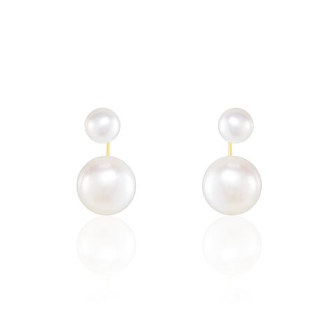 Bijoux D'oreilles Metisse Or Jaune Perle De Culture - Ear cuffs Femme | Histoire d’Or