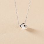 Collier Flamen Argent Blanc Oxyde De Zirconium - Colliers fantaisie Femme | Histoire d&rsquo;Or