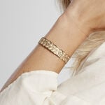 Bracelet Jonc Imagine Florette Acier Jaune - Bracelets joncs Femme | Histoire d&rsquo;Or