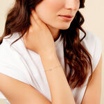 Bracelet Phanie Argent Jaune Oxyde De Zirconium - Bracelets Femme | Histoire d&rsquo;Or