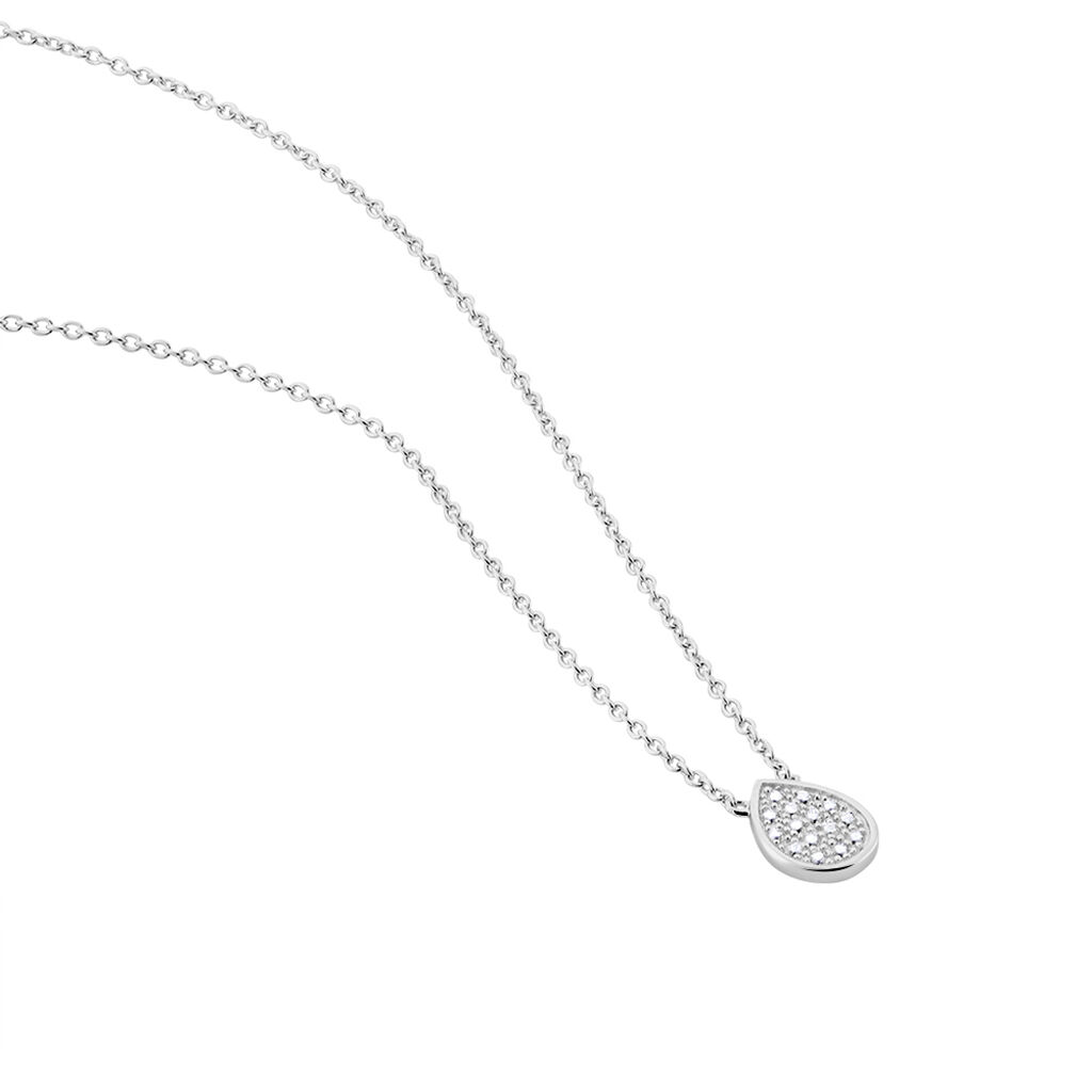Collier Argent Tricoria Oxydes De Zirconium - Colliers fantaisie Femme | Histoire d’Or