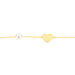 Bracelet Roselena Coeur Or Jaune Perle De Culture - Bracelets Coeur Enfant | Histoire d’Or