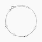 Bracelet Kiss Me Argent Blanc - Bracelets Femme | Histoire d&rsquo;Or