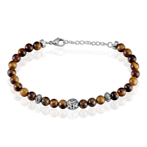 Bracelet Labhras Acier Blanc - Bracelets fantaisie Homme | Histoire d’Or