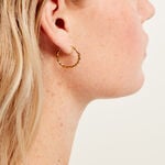 Cr&eacute;oles Lorrie Plaqu&eacute; Or Jaune - Boucles d'oreilles cr&eacute;oles Femme | Histoire d&rsquo;Or