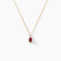 Collier Juliettina Or Jaune Rubis Diamant