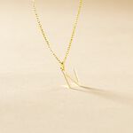 Pendentif Ionia Lettre Or Jaune - Pendentifs Famille | Histoire d&rsquo;Or