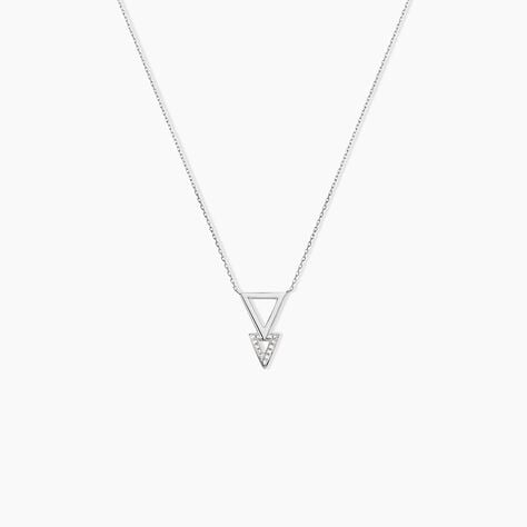 Collier Joy Or Blanc Diamant - Colliers Femme | Histoire d&rsquo;Or