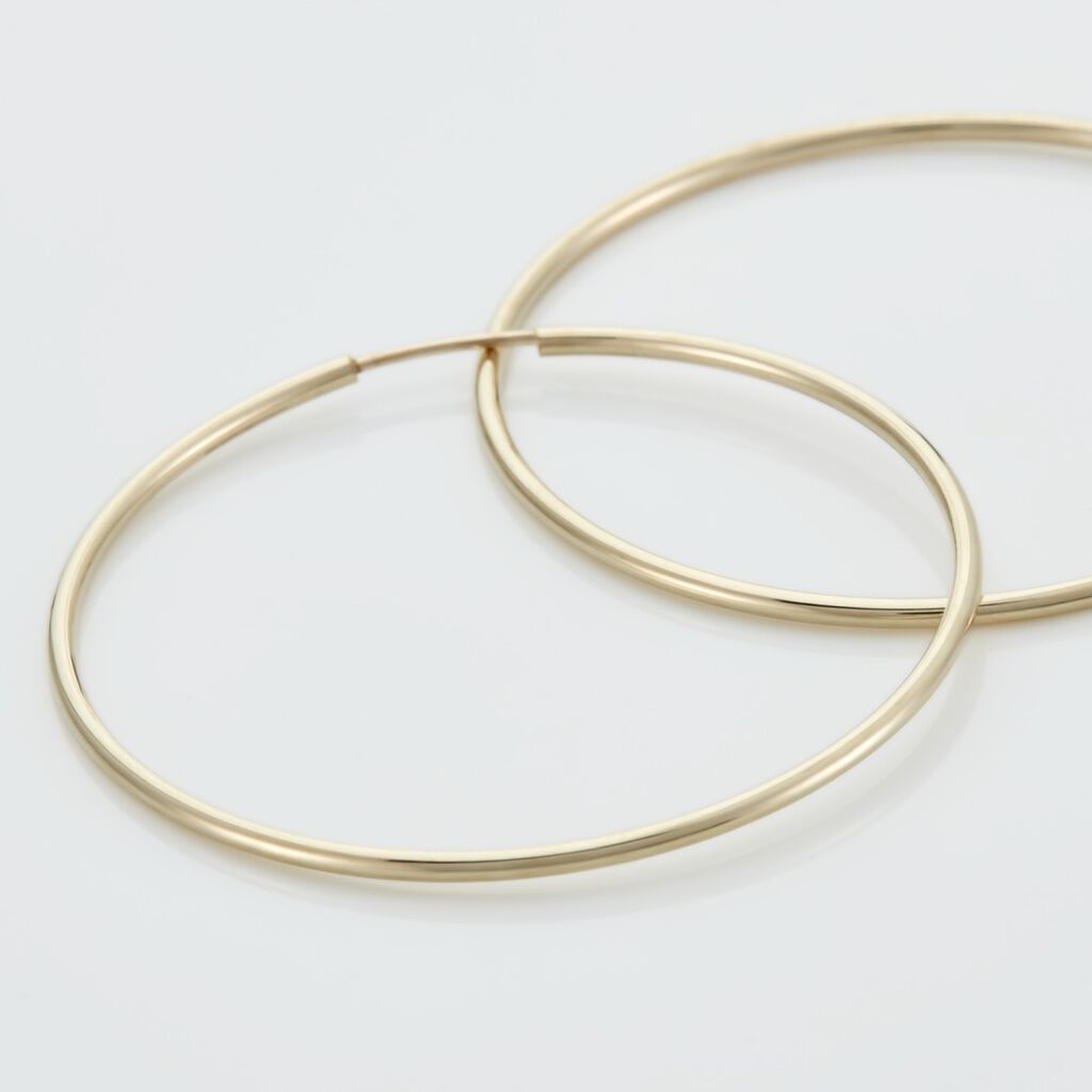 Cr&eacute;oles Dominae Flexible Or Jaune - Boucles d'oreilles cr&eacute;oles Femme | Histoire d&rsquo;Or