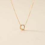 Collier Daphnee Or Tricolore Diamant - Colliers Femme | Histoire d&rsquo;Or