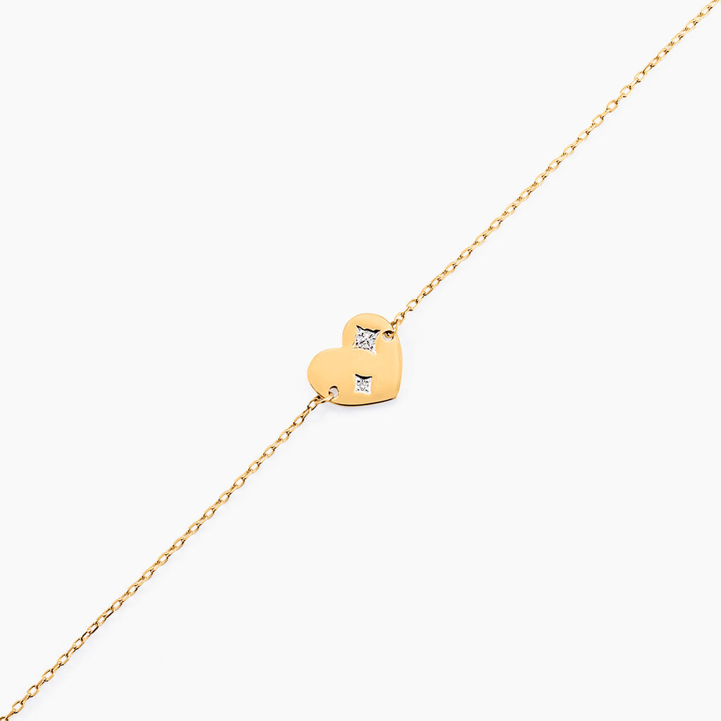 Bracelet Headley Or Jaune Diamant - Bracelets Femme | Histoire d&rsquo;Or