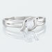 Bague Lyse Argent Blanc Oxyde De Zirconium