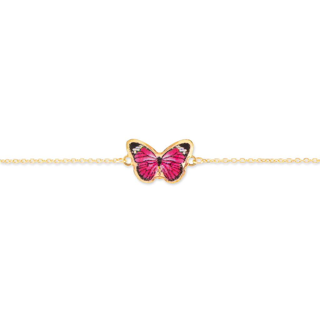 Bracelet Sulivia Papillon Or Jaune