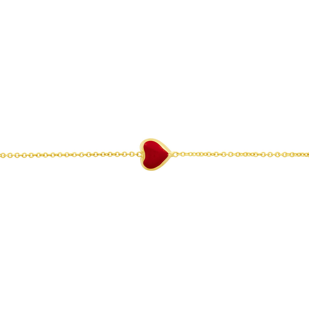 Bracelet Coralie Coeur Or Jaune - Bracelets Enfant | Histoire d’Or