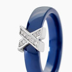 Bague Edwin Argent Blanc C&eacute;ramique Oxyde - Bagues solitaires Femme | Histoire d&rsquo;Or