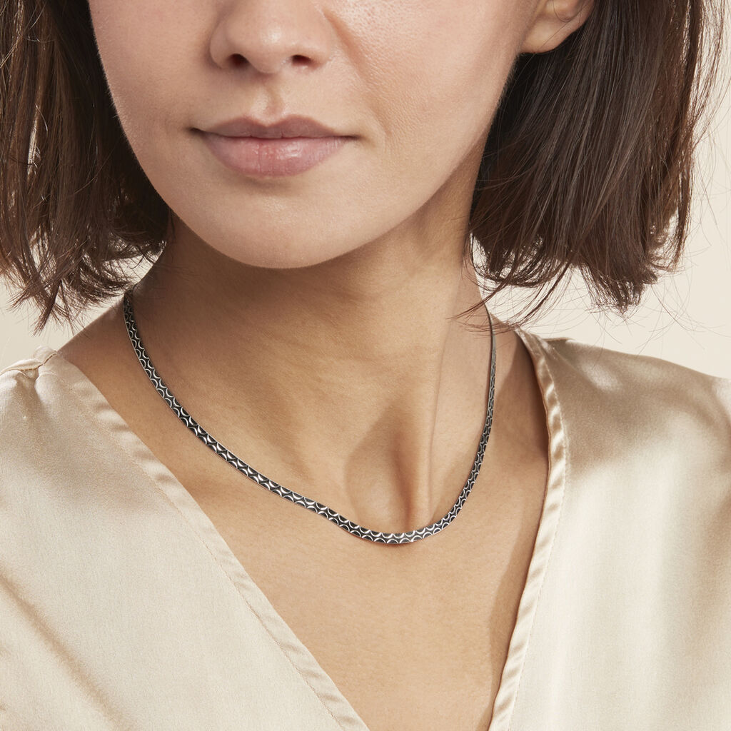 Collier Kalyane Argent Bicolore - Colliers fantaisie Femme | Histoire d’Or