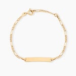 Bracelet Identite Bebe Or Jaune Bartolomee - Bracelets Communion Enfant | Histoire d&rsquo;Or
