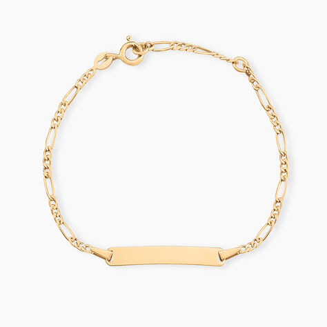 Bracelet Identite Bebe Or Jaune Bartolomee - Bracelets Communion Enfant | Histoire d&rsquo;Or