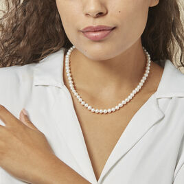 Collier Baroque Or Jaune Perle De Culture - Colliers Femme | Histoire d’Or