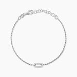 Bracelet Lucienne Argent Blanc Oxyde De Zirconium - Bracelets Femme | Histoire d&rsquo;Or