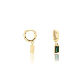 Créoles Plaqué Or Linnert Oxydes De Zirconium - Boucles d'oreilles créoles Femme | Histoire d’Or