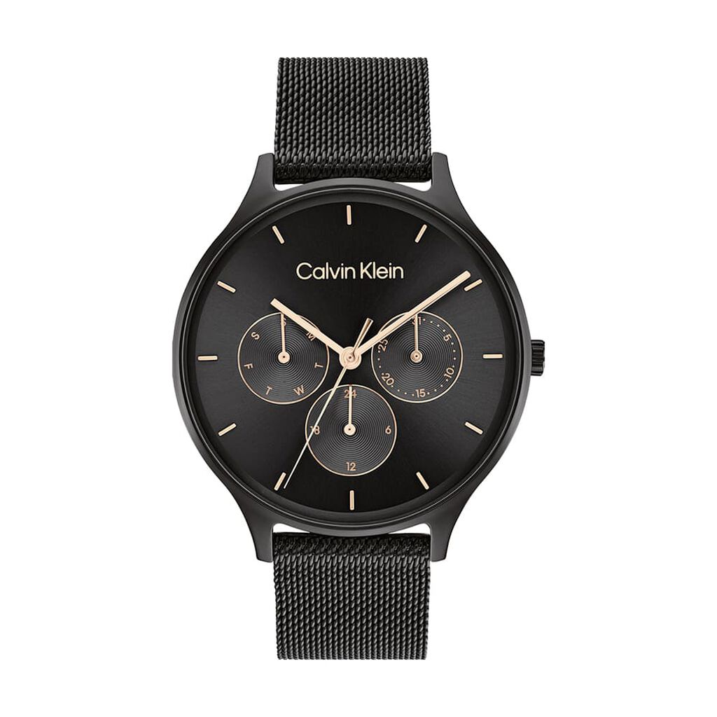 Montre Calvin Klein Timeless Multi Noir - Montres Femme | Histoire d’Or