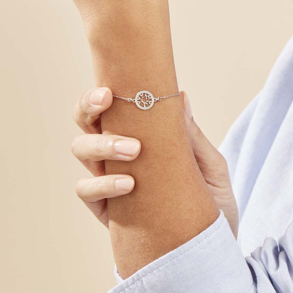 Bracelet Argent Blanc Vroon - Bracelets Femme | Histoire d’Or
