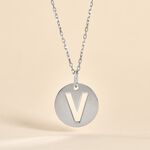 Pendentif Elio V Argent Blanc - Pendentifs Famille | Histoire d&rsquo;Or