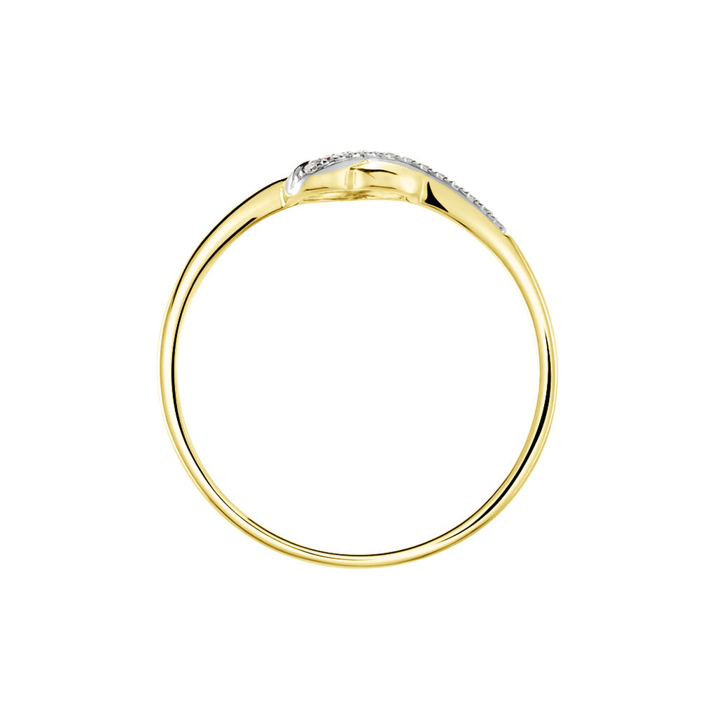 Bague Mona-lisa Or Jaune Diamants - Bagues avec pierre Femme | Histoire d’Or