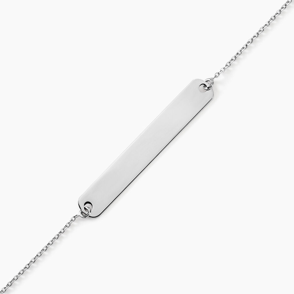 Bracelet Beavis Or Blanc - Cadeaux de naissance Femme | Histoire d’Or