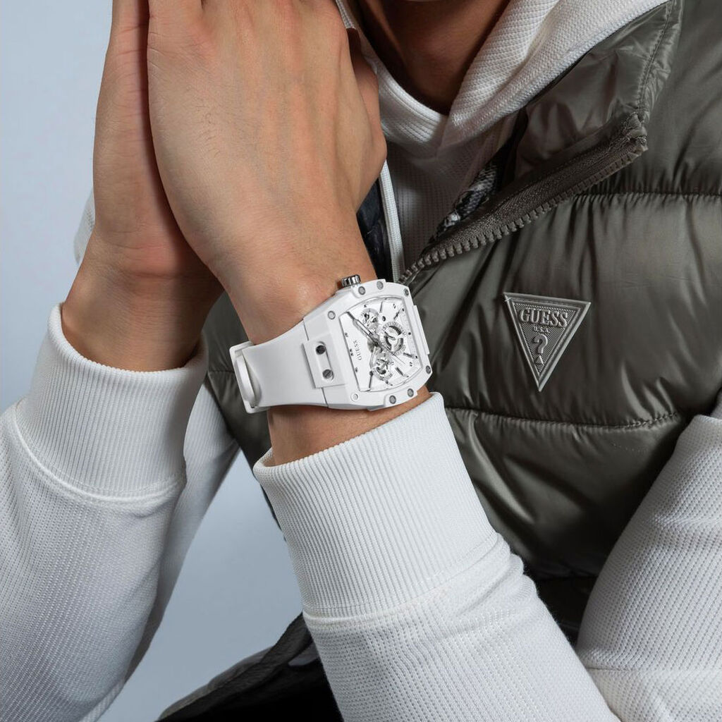 Montre Guess Phoenix Blanc - Montres Homme | Histoire d’Or