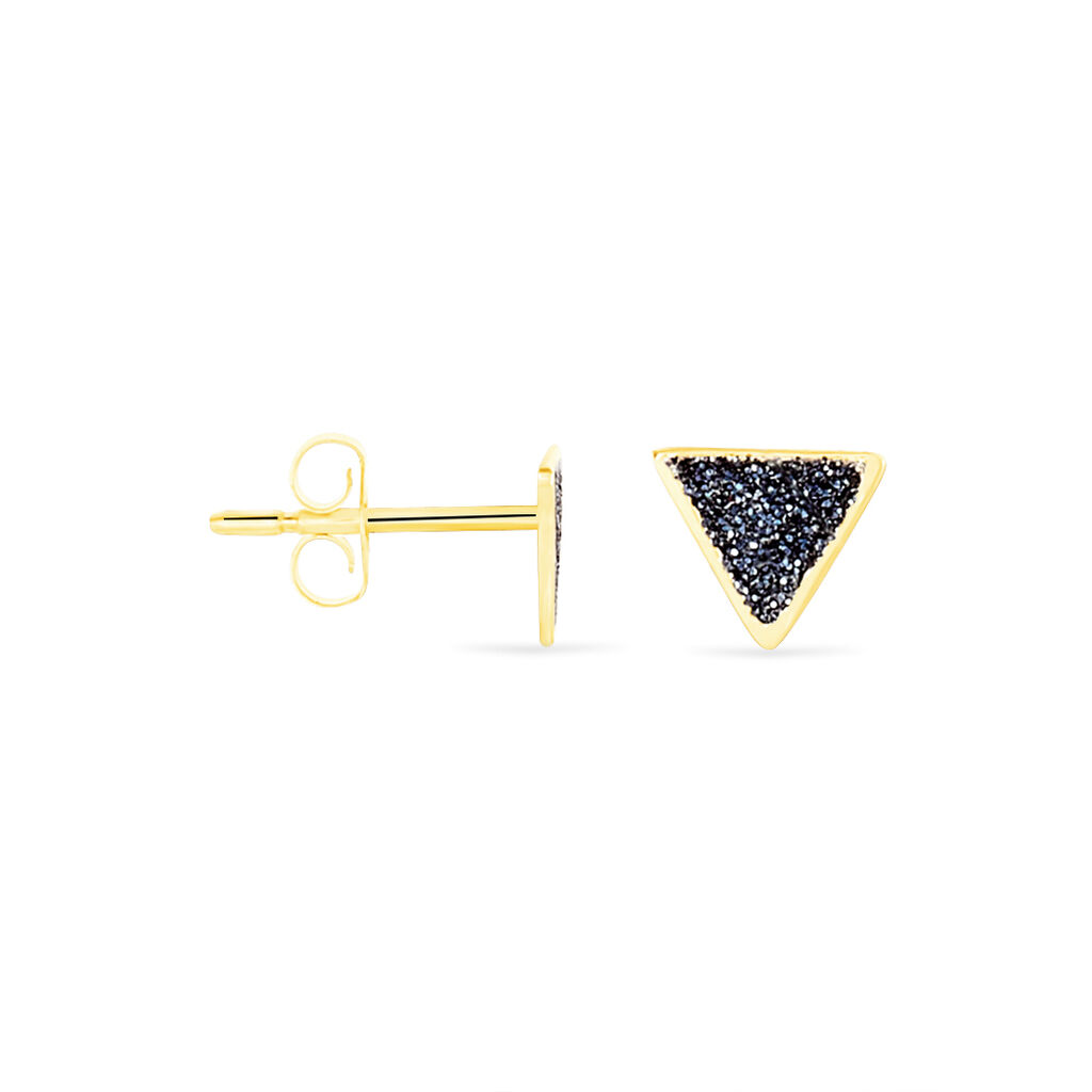 Boucles D'oreilles Puces Yora Or Jaune - Clous d'oreilles Femme | Histoire d’Or