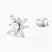 Boucles D'oreilles Puces Rhoda Argent Blanc Perle De Culture Oxyde - Boucles d'oreilles fantaisie Femme | Histoire d’Or